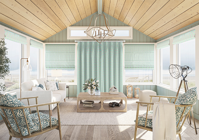 Deco Sea Shells, Neopolitan - Made To Measure Curtains - Image 15